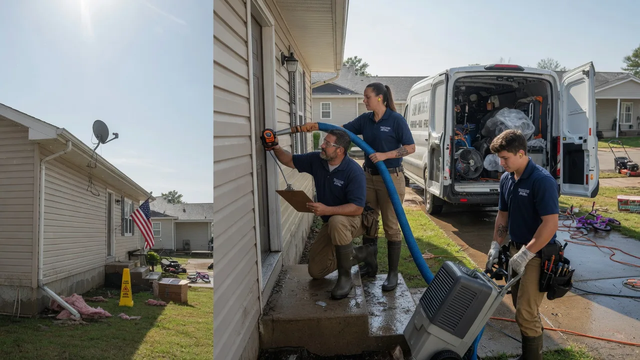 Ceiling Water Damage Restoration in Devens, MA near me